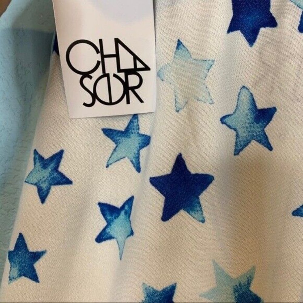 NEW Chaser Indigo Blue Stars Lounge Joggers | Large - Picture 5 of 7